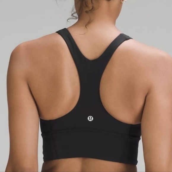 NWT Lululemon Wunder Train Long-Line Black Bra - Picture 3 of 7